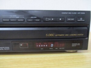 SONY CDP-C500M　通電確認