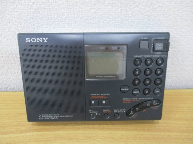 高性能ラジオ】ソニー SONY ICF-SW7600G-